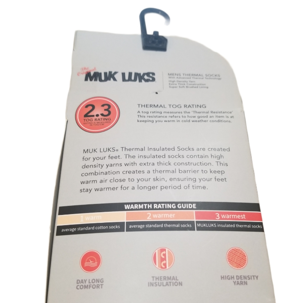 Muk Luks Heat Retainer Socks NWT! Size 10 - 13 - Picture 7 of 7